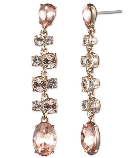 givenchy linear drop earrings|dillard's givenchy earrings.